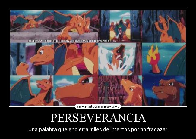PERSEVERANCIA - Una palabra que encierra miles de intentos por no fracazar.