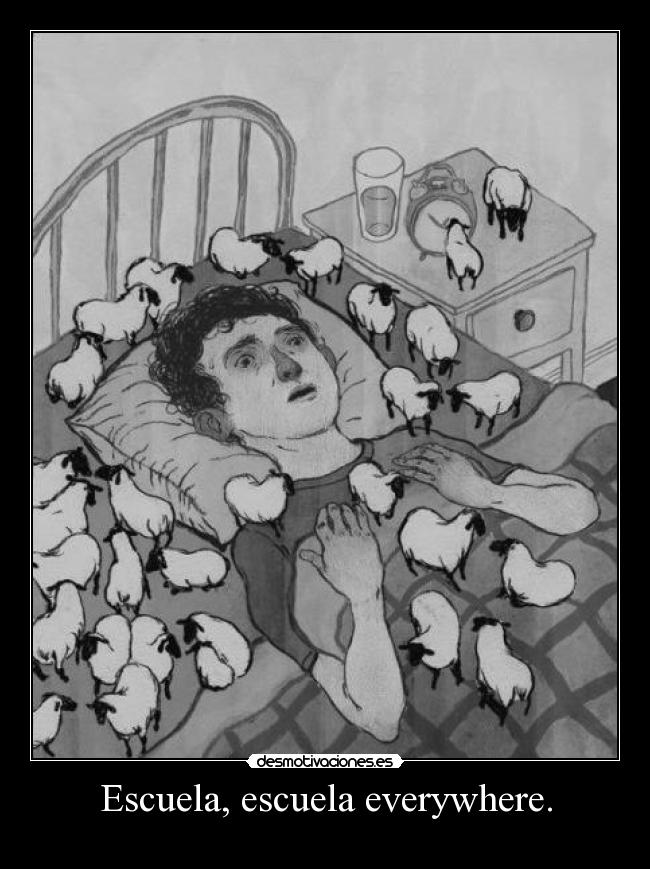 Escuela, escuela everywhere. -