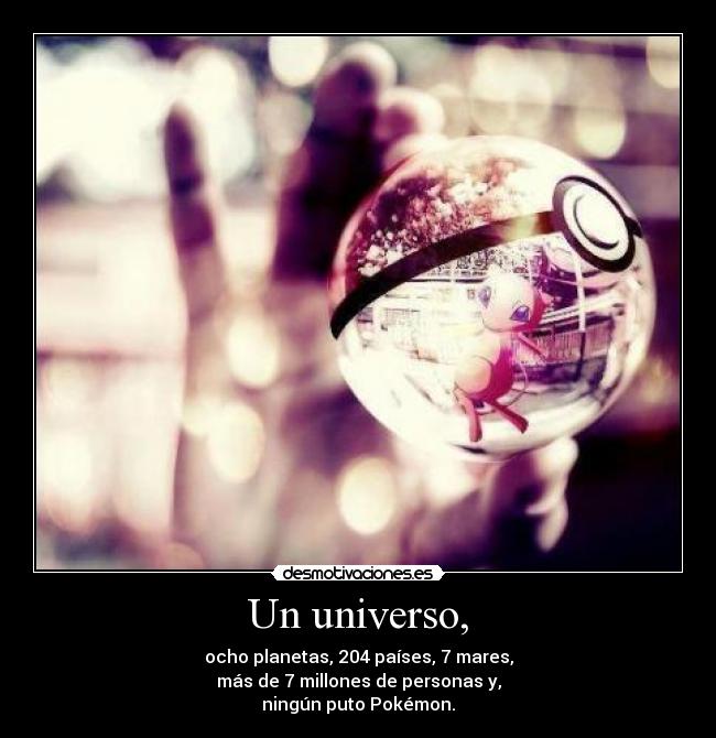 Un universo, -