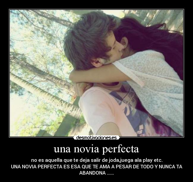una novia perfecta -
