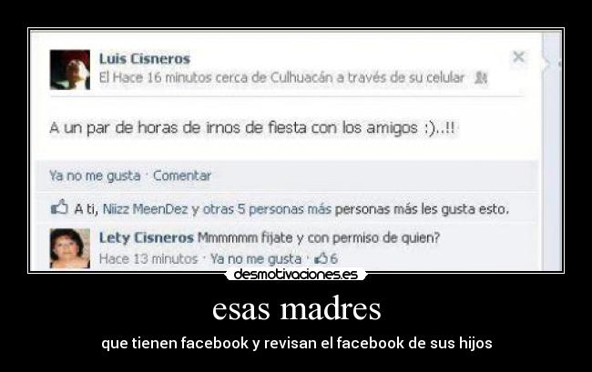 esas madres -