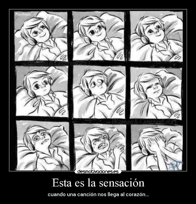 Esta es la sensación -