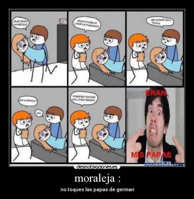moraleja : - 