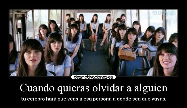 Cuando quieras olvidar a alguien - 