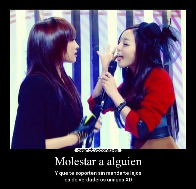 Molestar a alguien -
