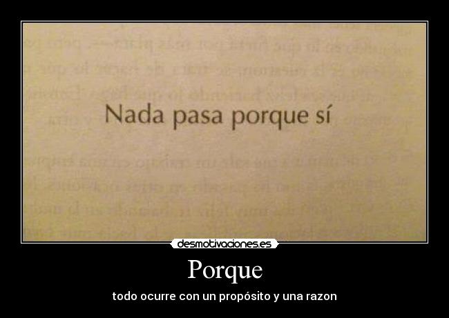 Porque -
