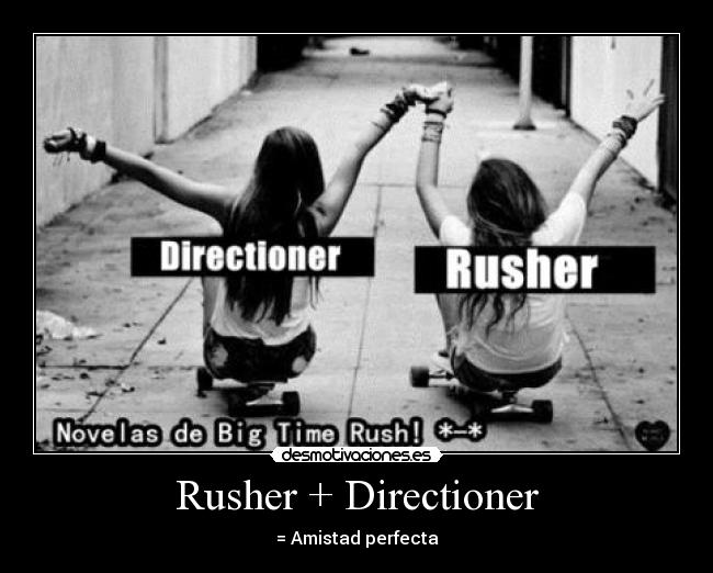 Rusher + Directioner - = Amistad perfecta