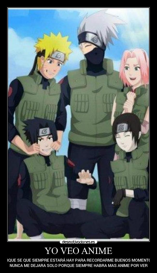 YO VEO ANIME - PORQUE SE QUE SIEMPRE ESTARÁ HAY PARA RECORDARME BUENOS MOMENTOS Y
NUNCA ME DEJARA SOLO PORQUE SIEMPRE HABRA MAS ANIME POR VER