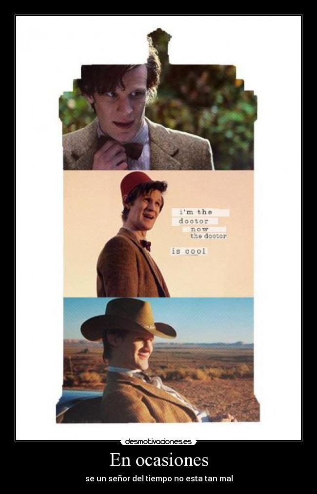 carteles clantimelord doctorwho matt smith desmotivaciones