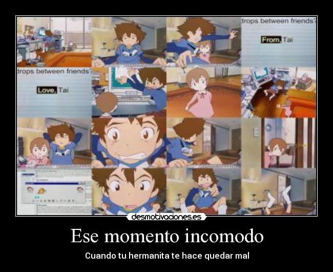 carteles anime digimon adventure movie tai taichi kamiya kari desmotivaciones