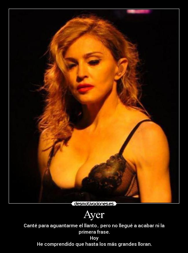 carteles madonna desmotivaciones