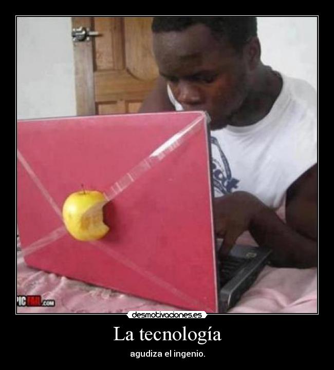 carteles tecnologia agui agudiza ingenio apple desmotivaciones