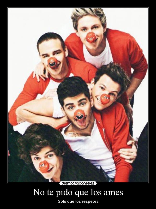 No te pido que los ames -
