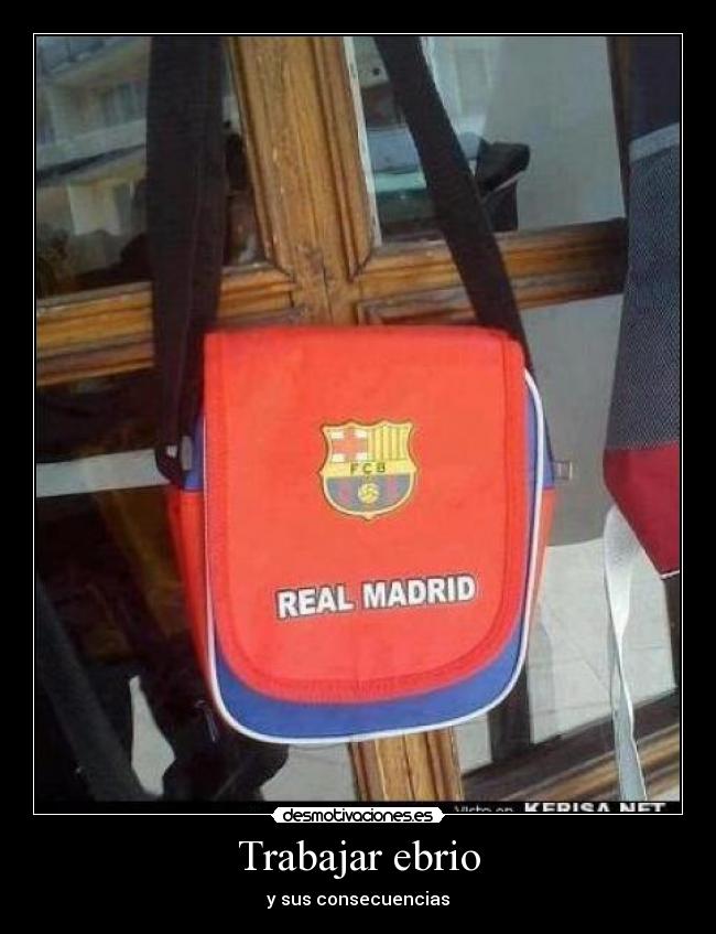 Trabajar ebrio - y sus consecuencias