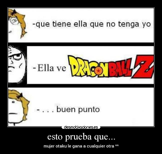 esto prueba que... -