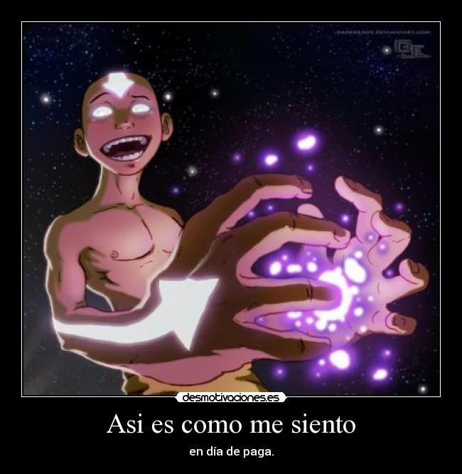 carteles avatar aang desmotivaciones