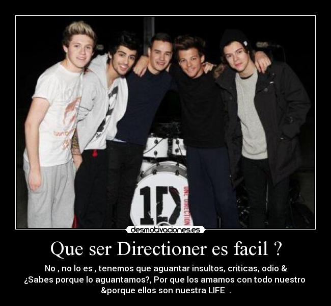 Que ser Directioner es facil ? -