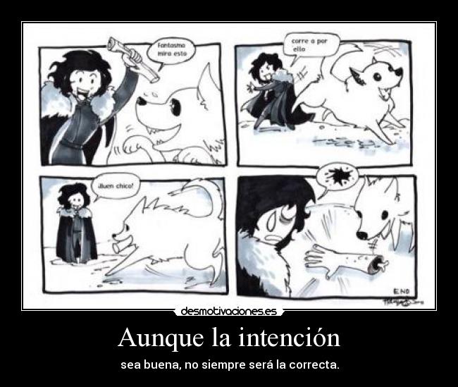 Aunque la intención - 