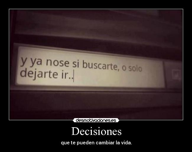Decisiones -