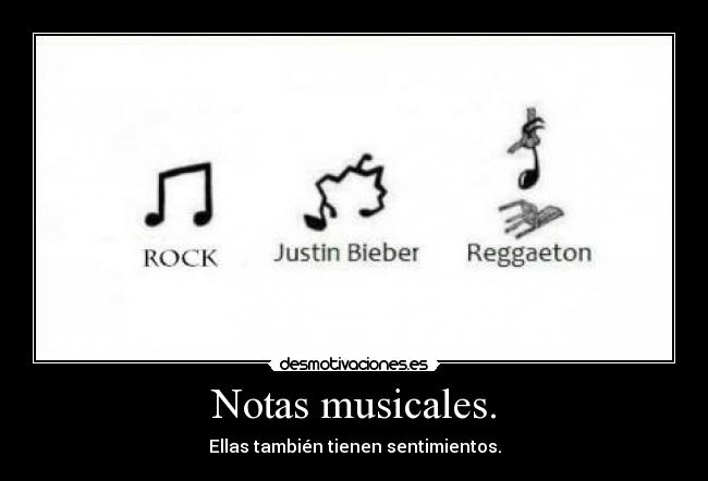 Notas musicales. - 