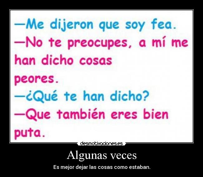 Algunas veces - 