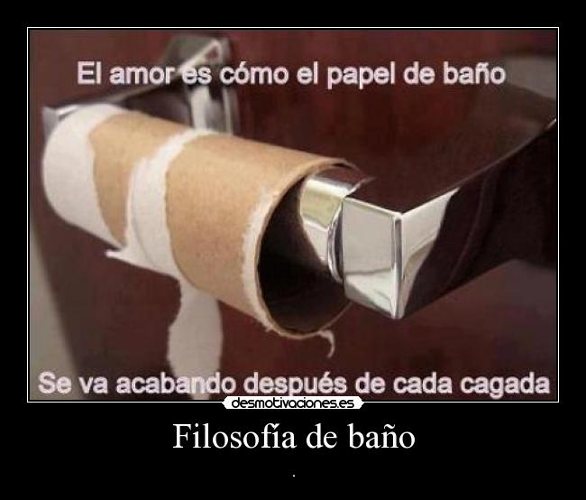 Filosofía de baño - 