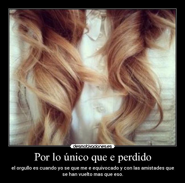 Por lo único que e perdido - 