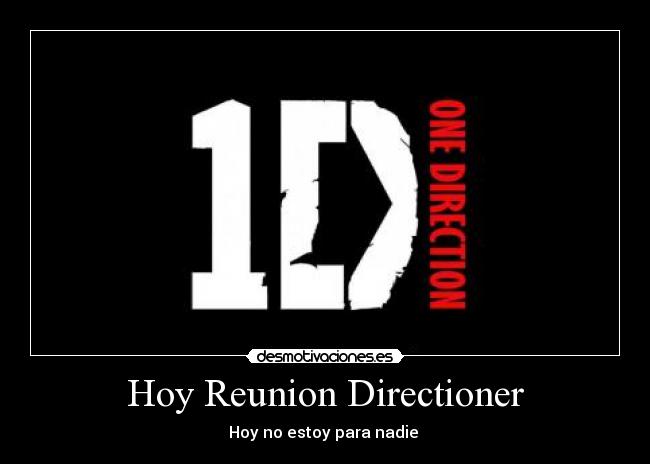 Hoy Reunion Directioner - Hoy no estoy para nadie 