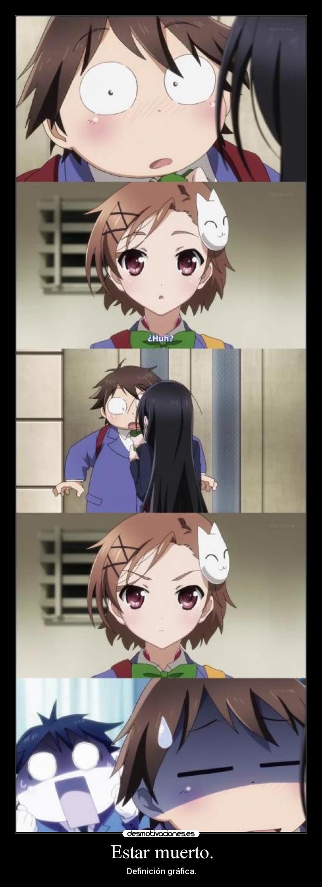 Estar muerto. - Definición gráfica.