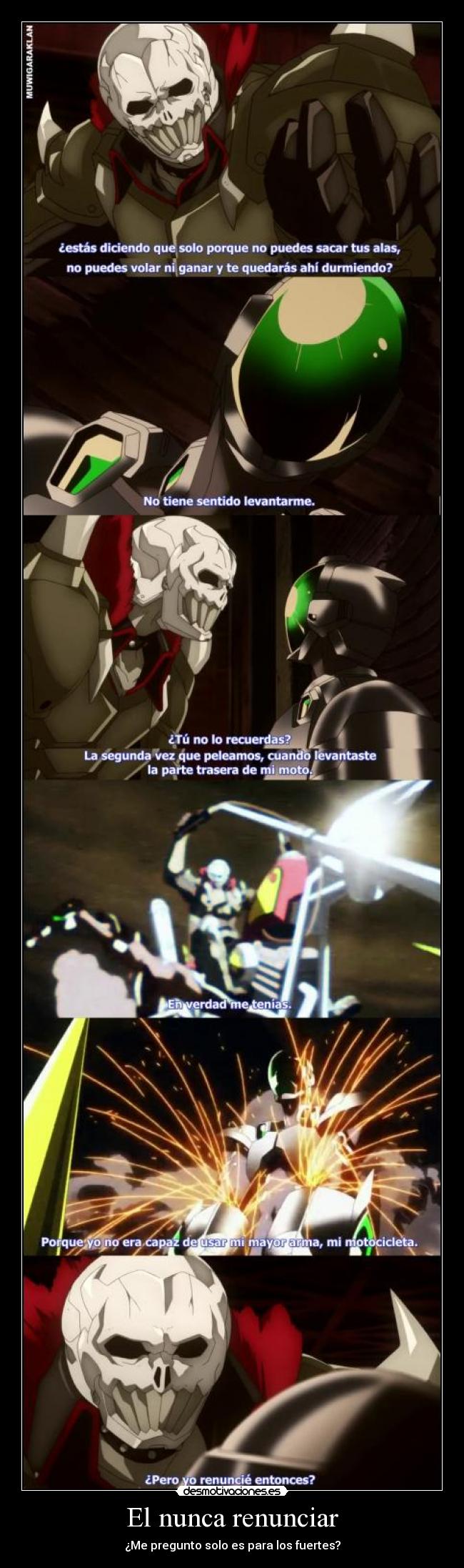 El nunca renunciar - ¿Me pregunto solo es para los fuertes?