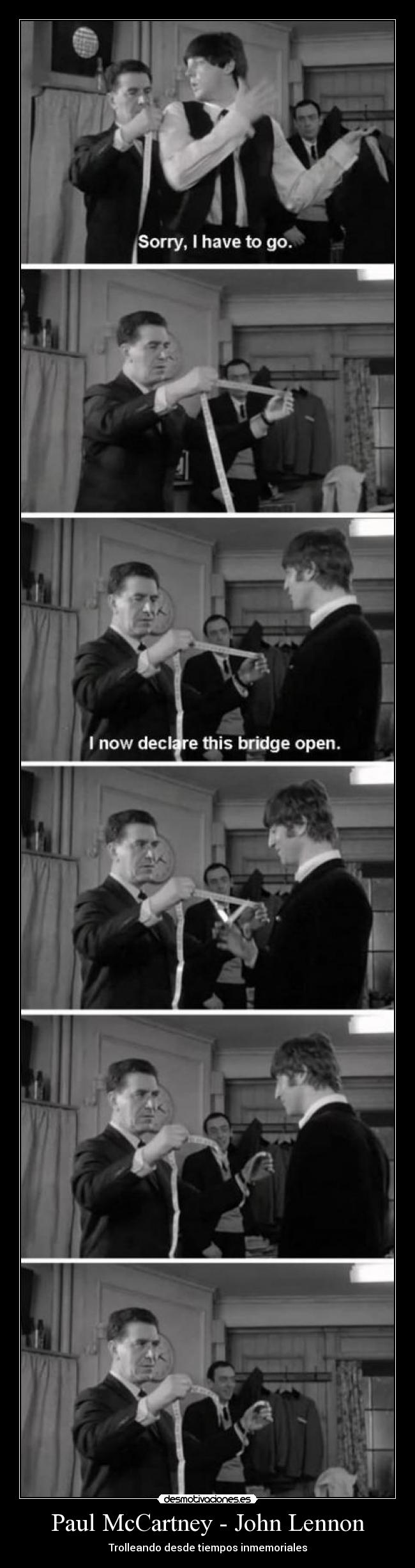 Paul McCartney - John Lennon - Trolleando desde tiempos inmemoriales