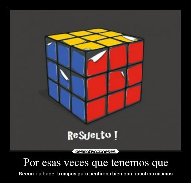 carteles cubo rubik trampas surfer desmotivaciones