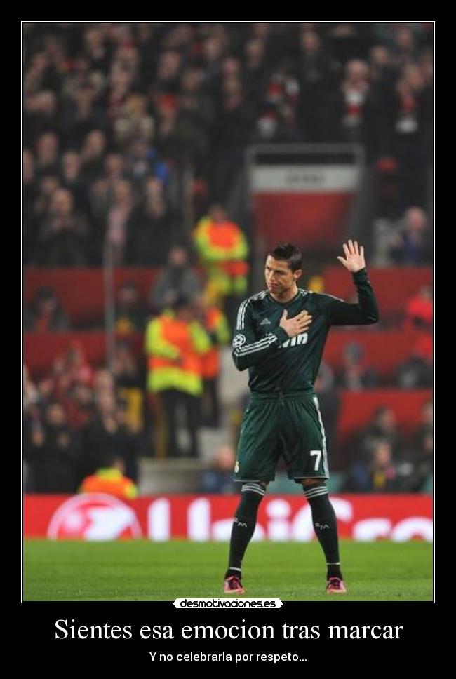 Sientes esa emocion tras marcar -