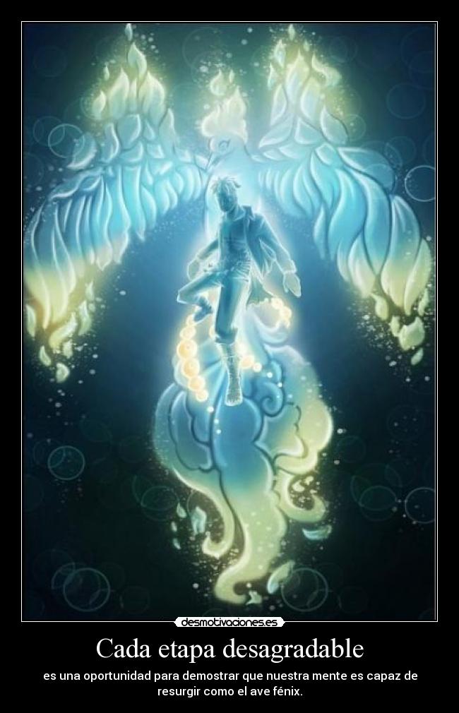 Cada etapa desagradable -
