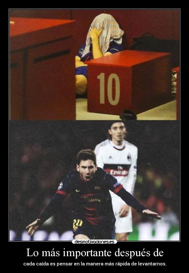 Lo más importante después de -