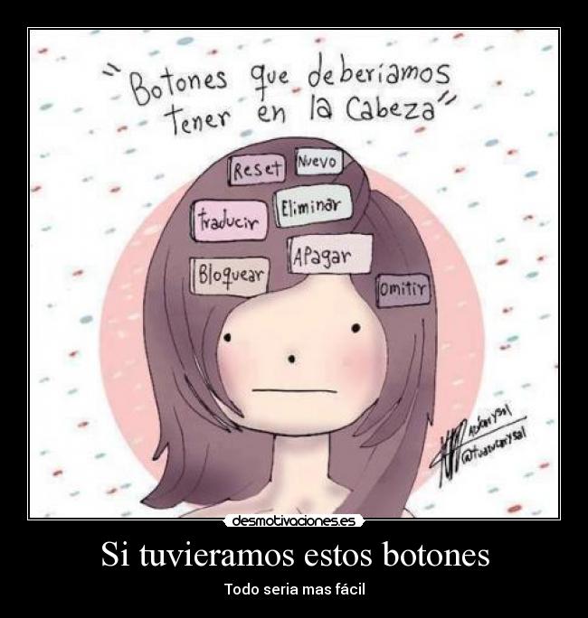 Si tuvieramos estos botones - Todo seria mas fácil