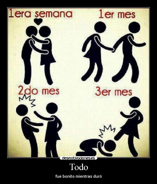 Todo - fue bonito mientras duró