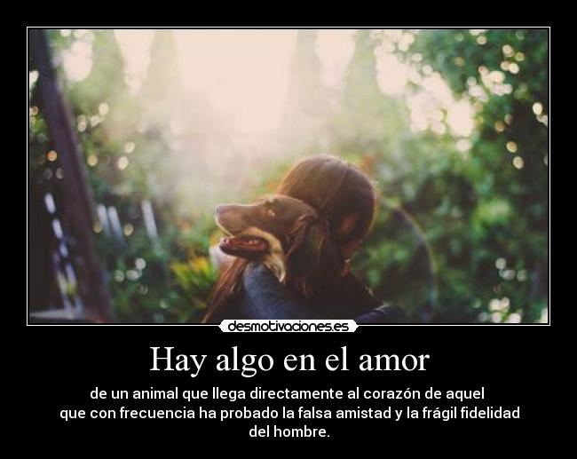 Hay algo en el amor -