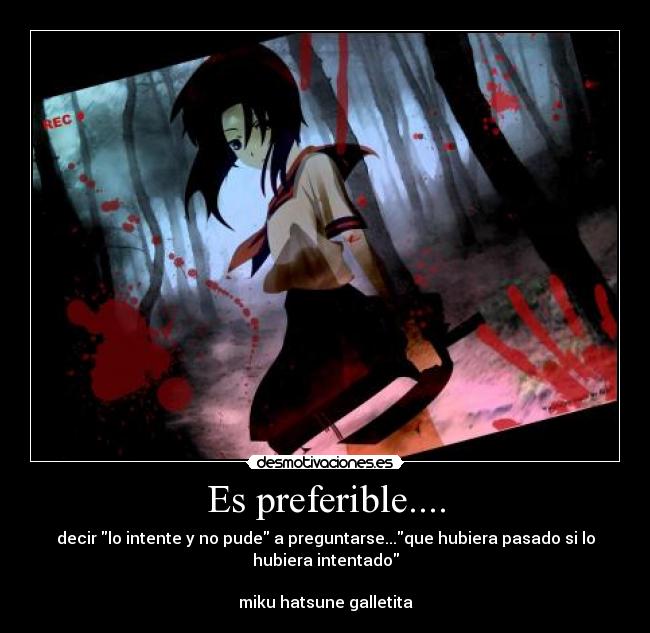 Es preferible.... -