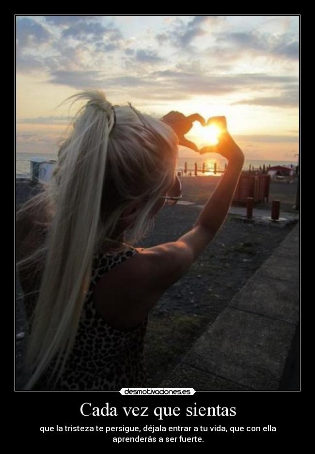 Cada vez que sientas - 