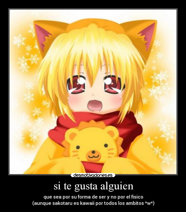 si te gusta alguien -