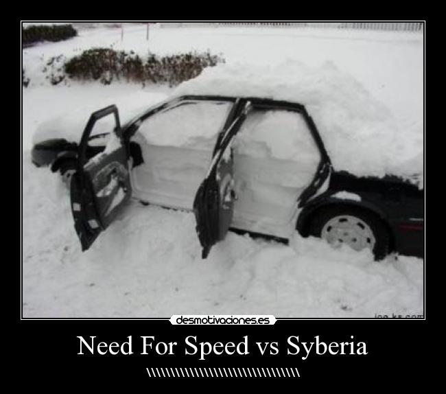 Need For Speed vs Syberia - \\\\\\\\\\\\\\\\\\\\\\\\\\\\\\\\