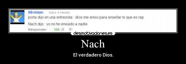 Nach - El verdadero Dios.
