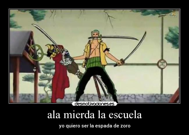 ala mierda la escuela -