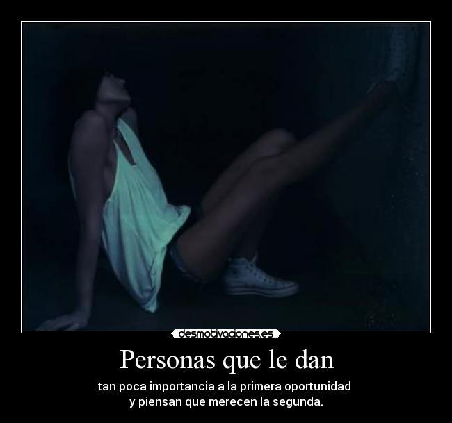 Personas que le dan - 