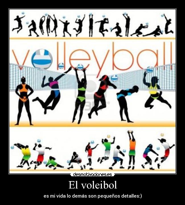 El voleibol - es mi vida lo demás son pequeños detalles:)