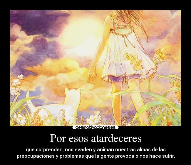 Por esos atardeceres - 