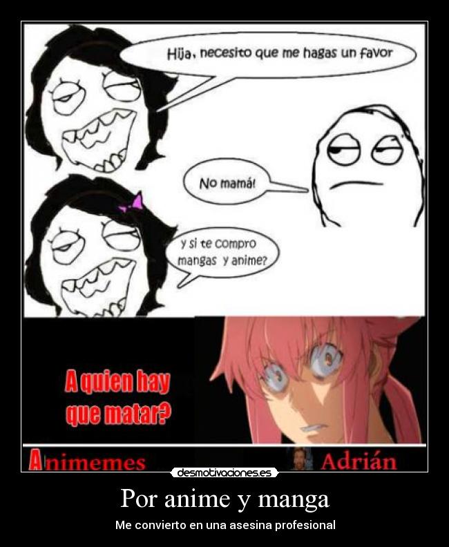 Por anime y manga - Me convierto en una asesina profesional