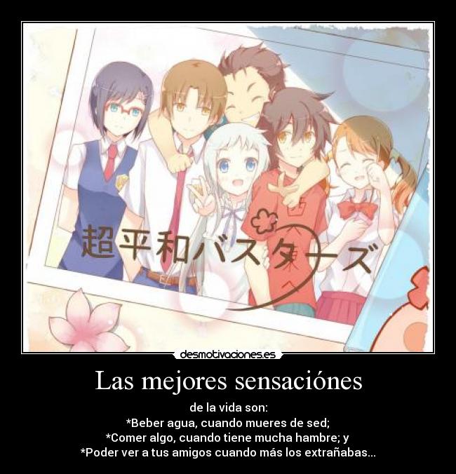 Las mejores sensaciónes - 