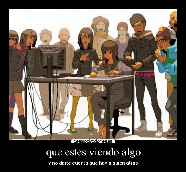 carteles anime computadora desmotivaciones